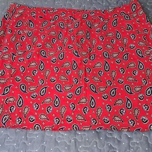 Kate Park red skort size XL
